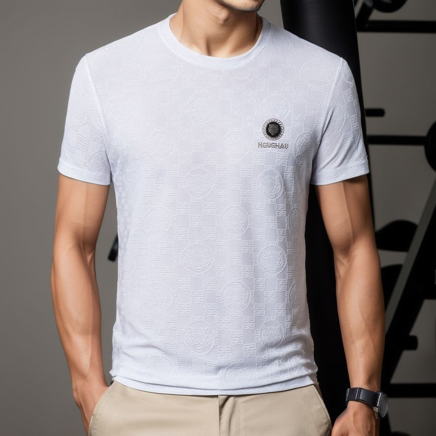 Embossed Tiger Lightweight Breathable T-Shirt