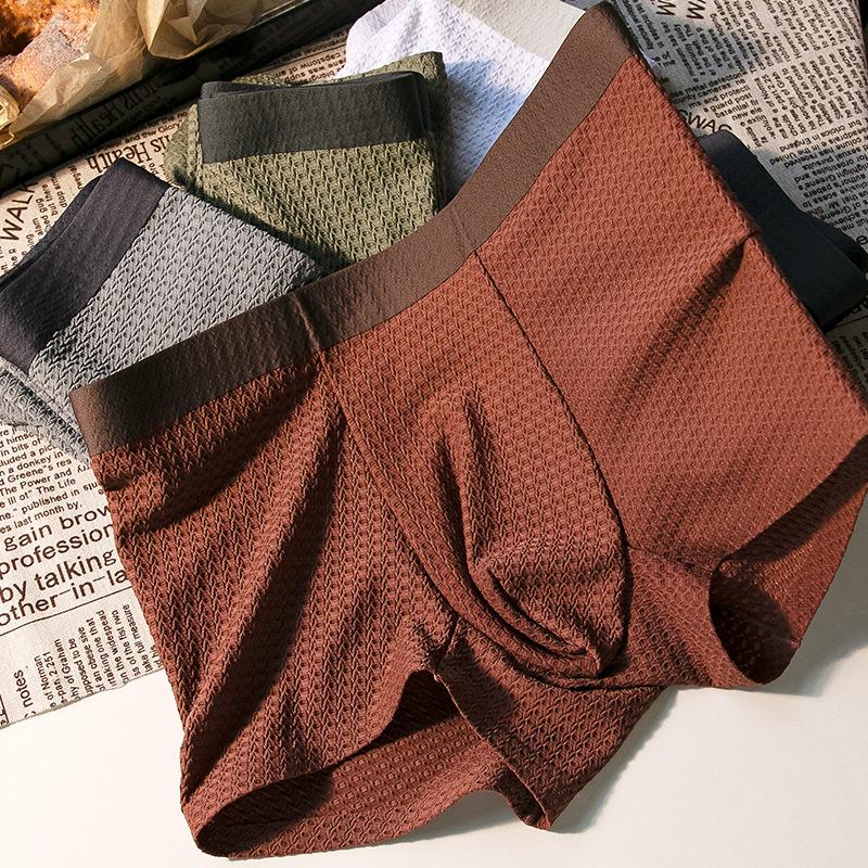 Textured breathable vintage boxer