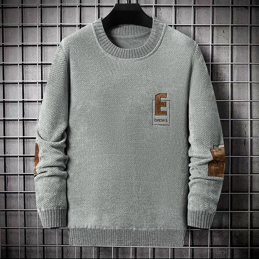 Simple fleece warm sweater