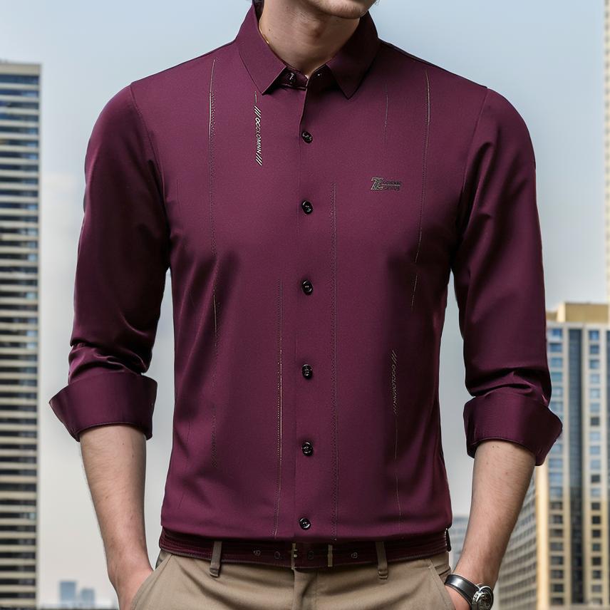 Simple business texture shirt