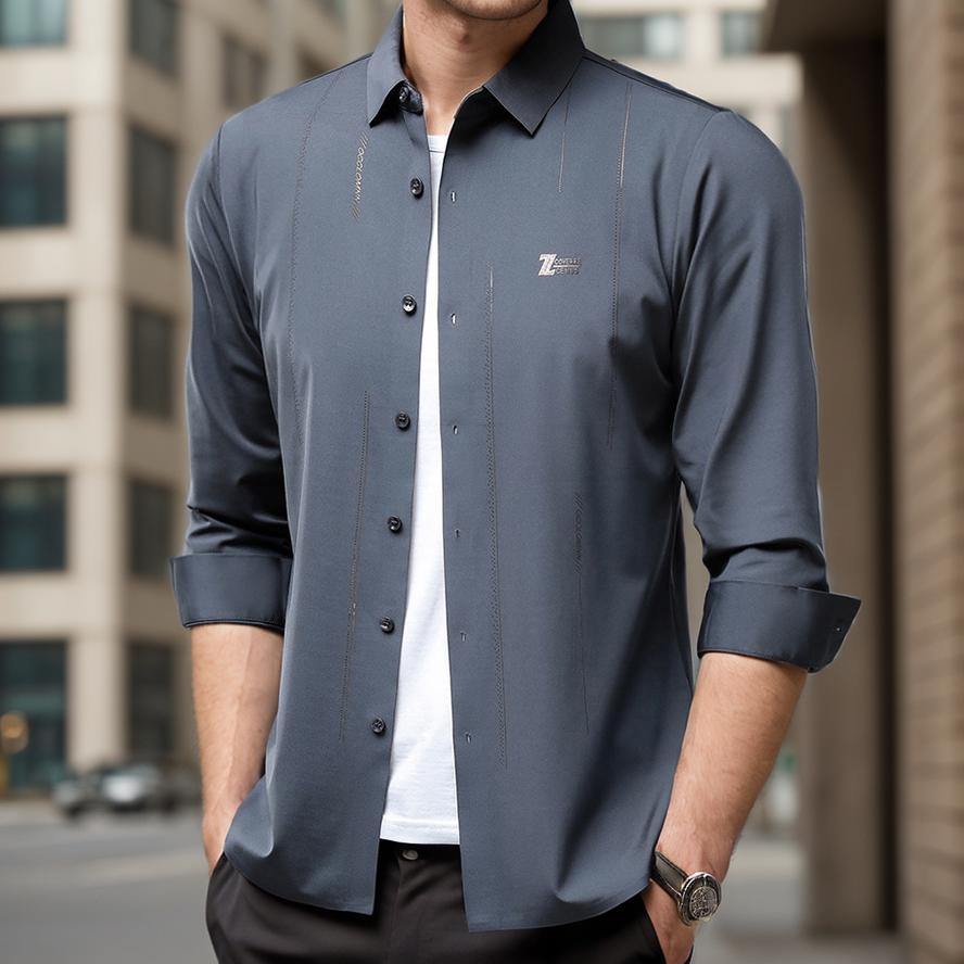 Simple business texture shirt