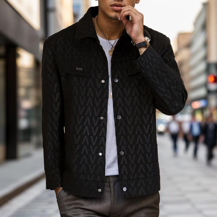 Simple high-quality textured jacket