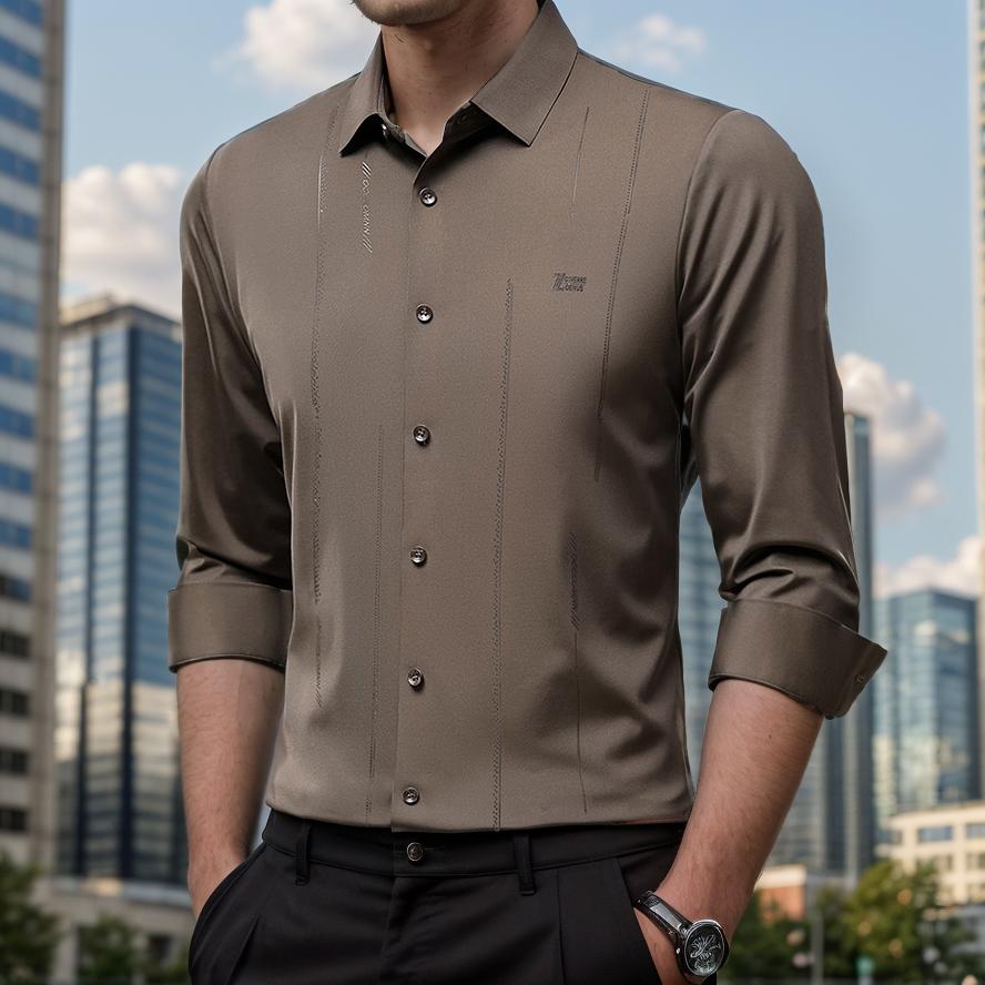 Simple business texture shirt