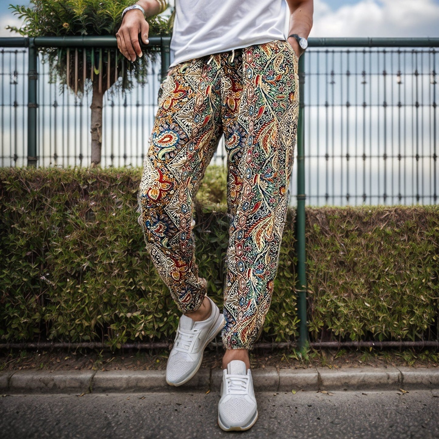 Retro Lightweight Casual Pants