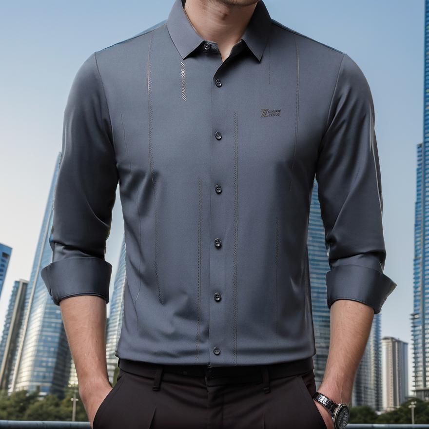 Simple business texture shirt