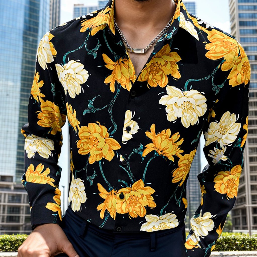 Gorgeous flower print shirt