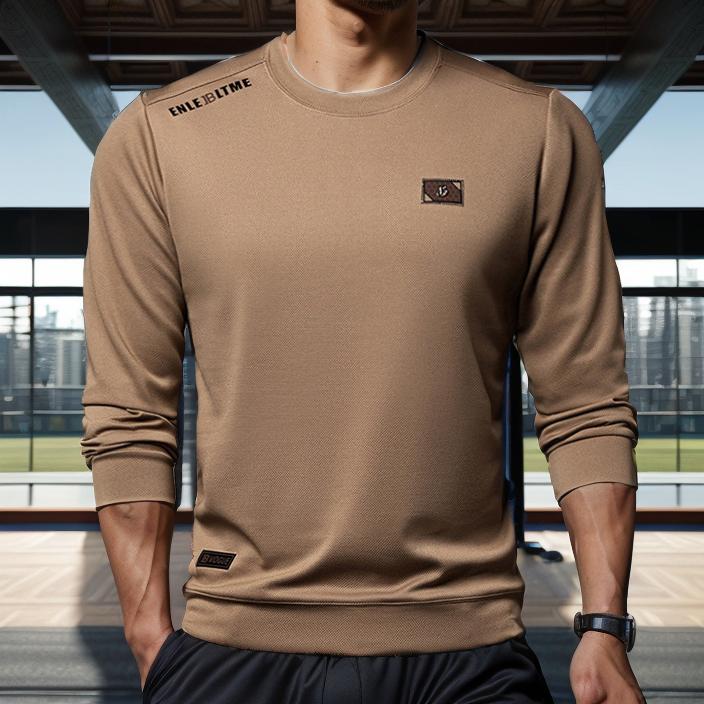 Skin-friendly micro-elastic sweatshirt