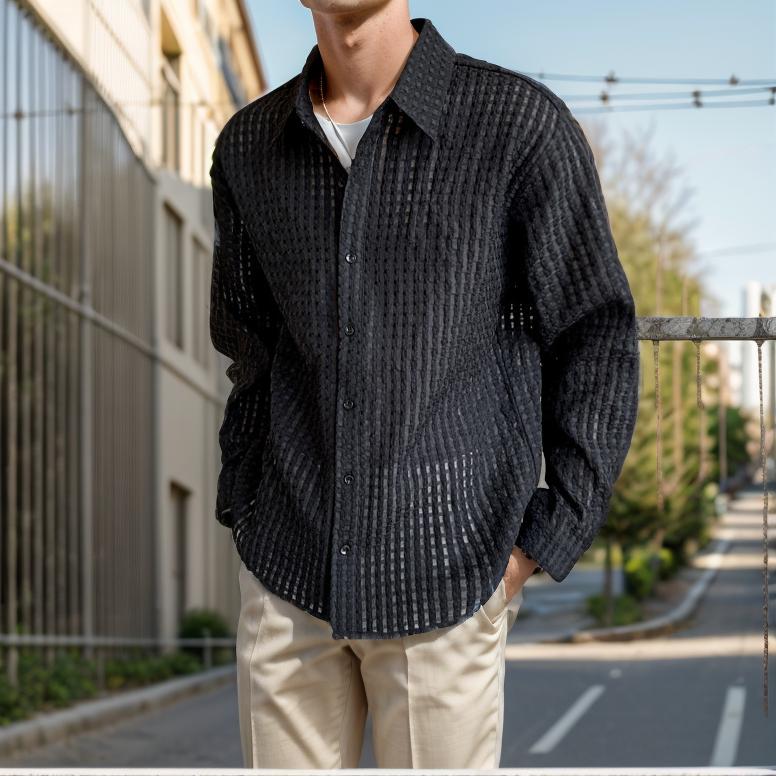 Cool and breathable woven fabric shirt