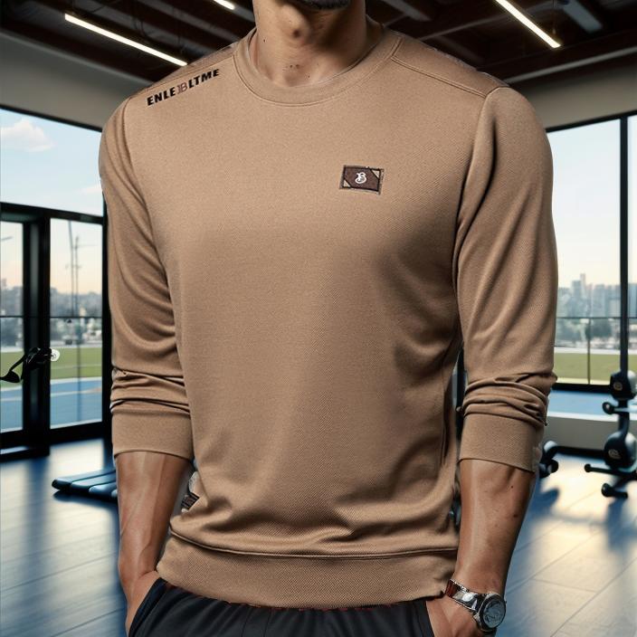 Skin-friendly micro-elastic sweatshirt