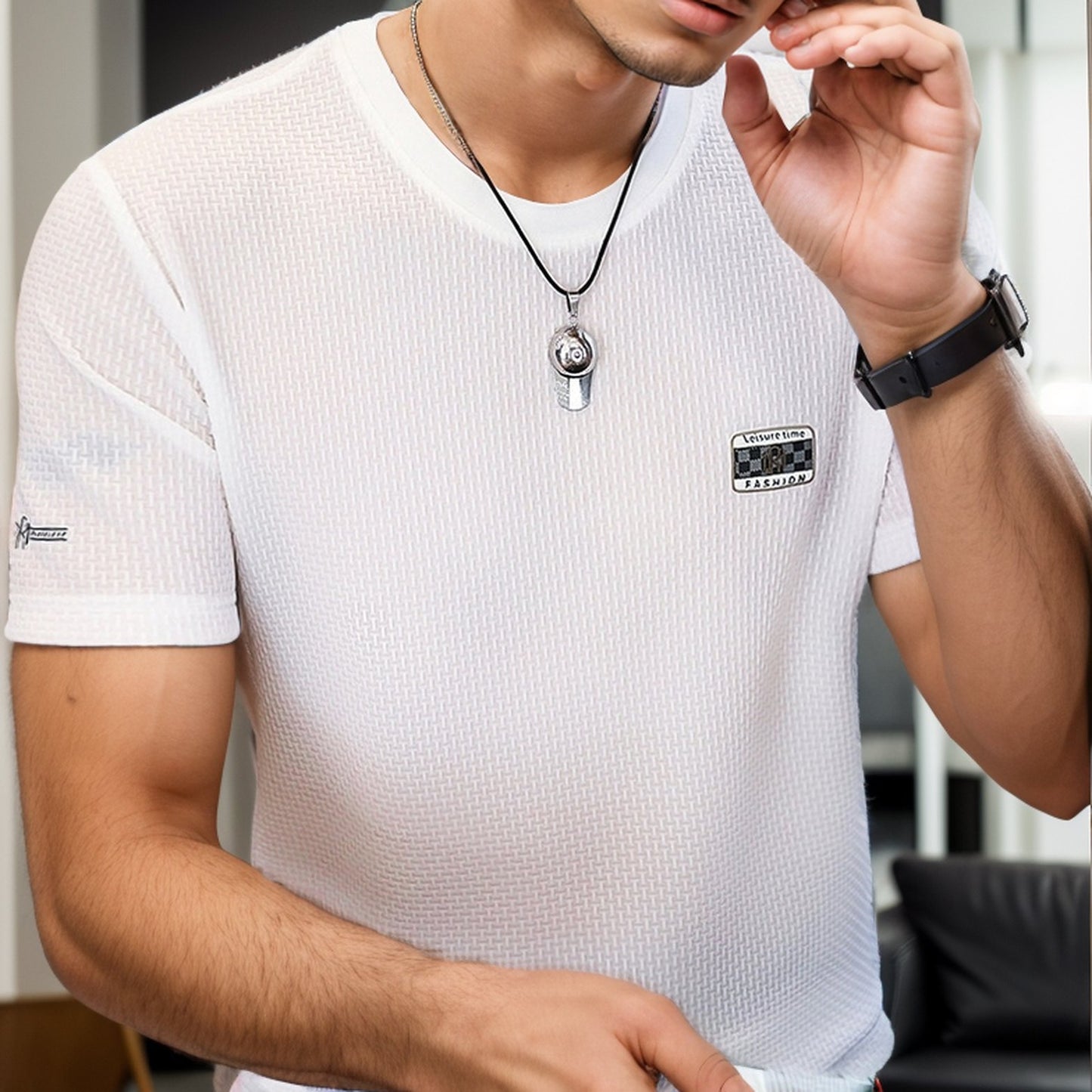 Breathable lightweight fabric T-shirt