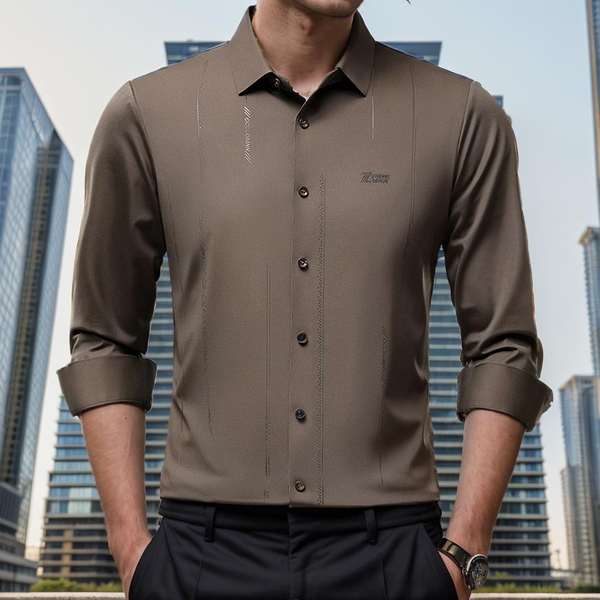 Simple business texture shirt