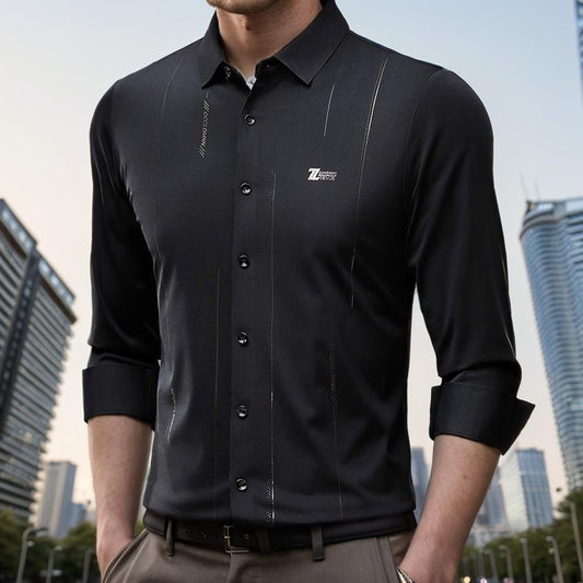 Simple business texture shirt