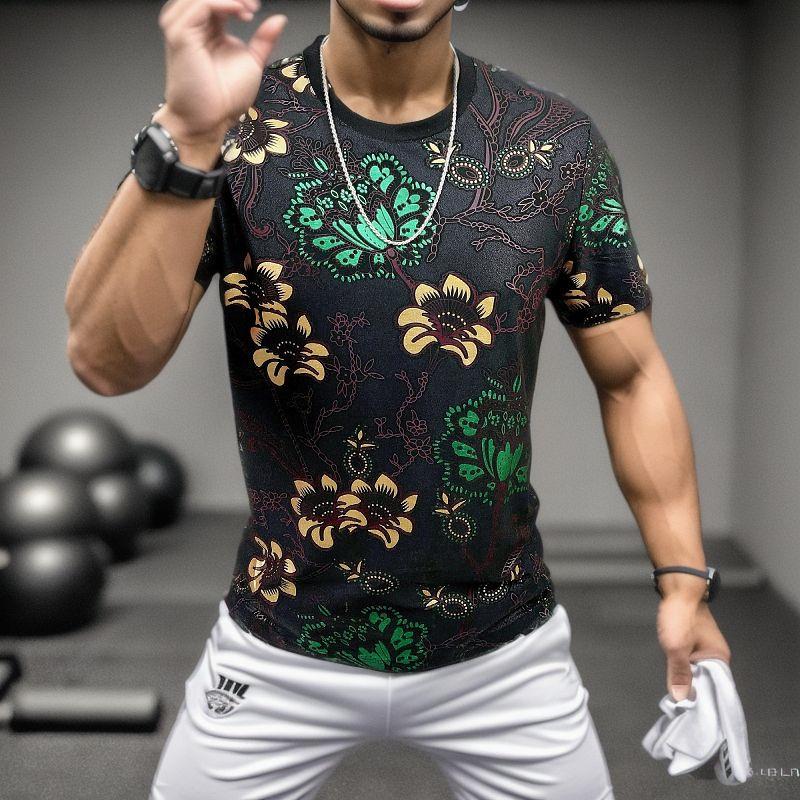 Vintage floral print T-shirt