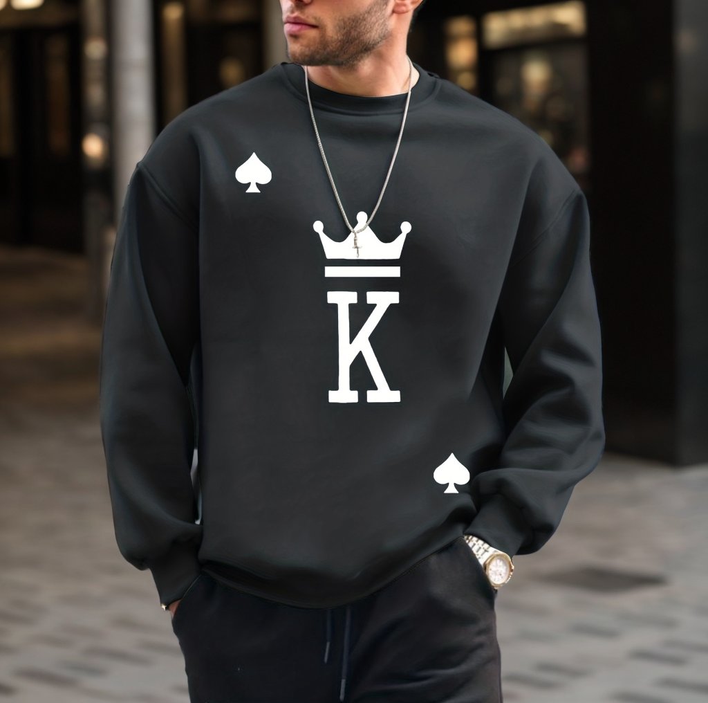 Poker K printed sweatshirt