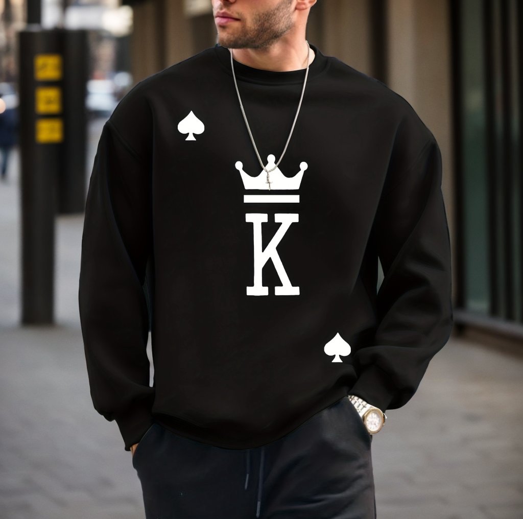 Poker K printed sweatshirt