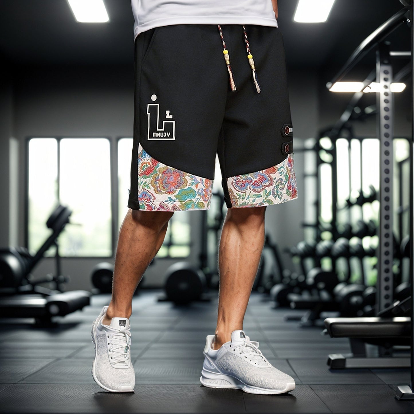 Garden style track shorts