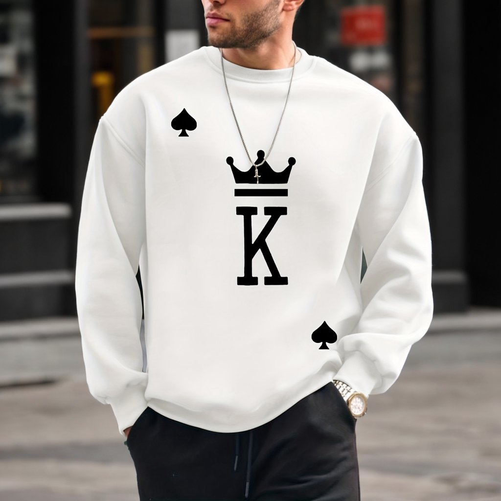 Poker K printed sweatshirt