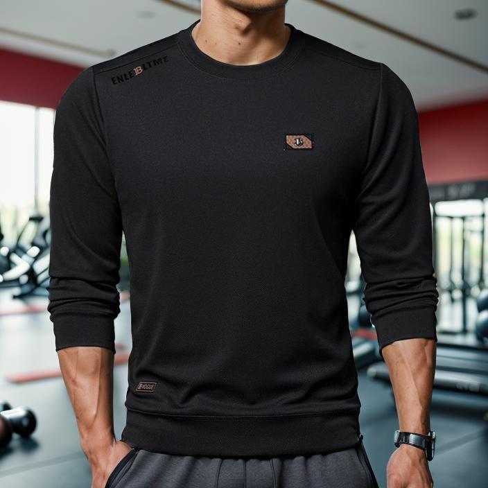 Skin-friendly micro-elastic sweatshirt