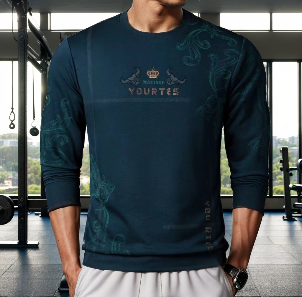 Print breathable skin-friendly sweatshirt