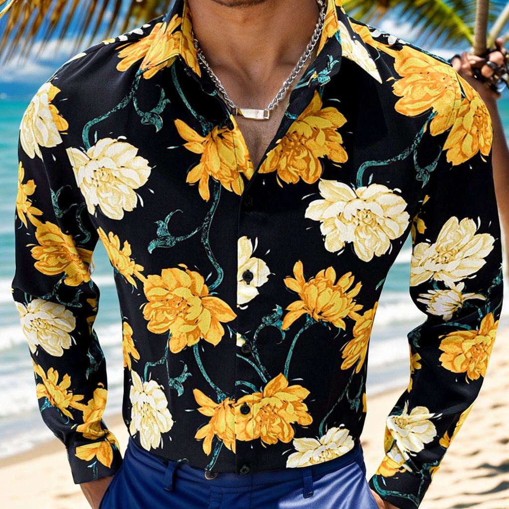 Gorgeous flower print shirt